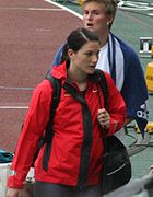 Linda Stahl bei den Leichtathletik-Weltmeisterschaften 2007