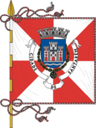 Flagge von Santarém (Portugal)