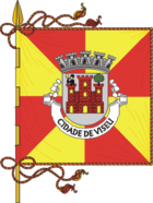 Flagge von Viseu (Portugal)