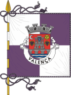 Flagge von Valença (Portugal)
