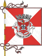Flagge von Ourém (Portugal)