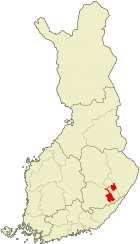 Lage von Savonlinna in Finnland