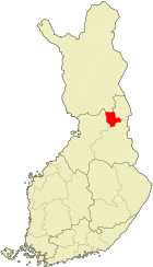 Lage von Taivalkoski in Finnland