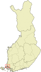 Lage von Taivassalo in Finnland