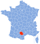 Lage von Tarn in Frankreich