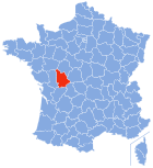 Lage von Vienne in Frankreich