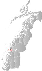 Lage von Nesna in Nordland