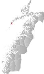 Lage im Fylke Nordland