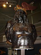 Skulptur des Brennus aus dem 18. oder 19. Jahrhundert, gefunden auf einem französischen Schiff