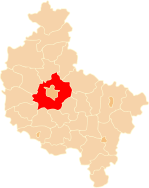 Karte des Powiat Poznański