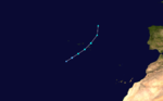 2005 Atlantic subtropical storm 19 track.png