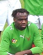 Olufadé bei einem Freundschaftsspiel der togoischen Nationalmannschaft im Mai 2006