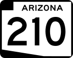 Straßenschild der Arizona State Route 210