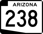Straßenschild der Arizona State Route 238