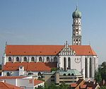 Augsburg Ulrichskirche mit Haus St Ulrich.jpg