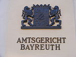 Bayreuth - Amtsgericht (Schild).jpg