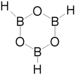 Strukturformel von Boroxin