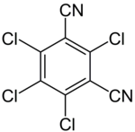Struktur von Chlorthalonil