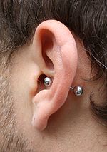Inneres Conch-Piercing