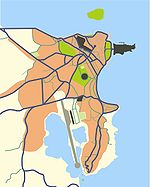 Stadtplan von Korfu