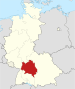 Deutschland Lage von Württemberg-Baden.svg