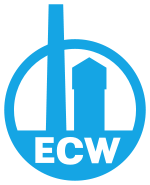 Logo des ECW, das ab etwa 1974 benutzt wurde