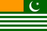 Flagge von Asad Kaschmir