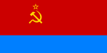 Flagge der Ukrainischen SSR