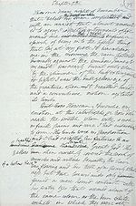 Originalskript des „Frankenstein“ von Mary Shelley