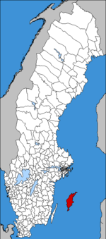 Lage der Gemeinde Gotland