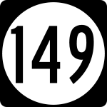 Straßenschild der Iowa Highway 149