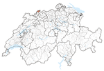 Lage des Kantons Basel-Stadt