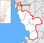 Lage der Gemeinde Kungsbacka