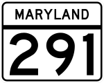 Straßenschild der Maryland State Route 291