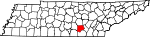 Map of Tennessee highlighting Grundy County.svg