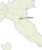 Mappa autostrada A14dir Italia.svg