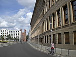 Kurstraße mit Blick auf die Friedrichswerdersche Kirche