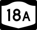Straßenschild der New York State Route 18A
