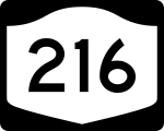 Straßenschild der New York State Route 216