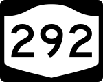 Straßenschild der New York State Route 292