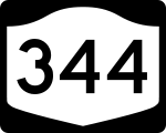 Straßenschild der New York State Route 344