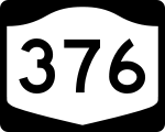 Straßenschild der New York State Route 376