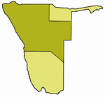 Karte Erzbistum Windhoek