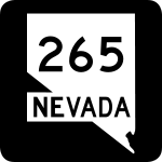 Straßenschild der Nevada State Route 265