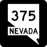 Straßenschild der Nevada State Route 375