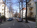 Sarrazinstraße in Richtung Perelsplatz
