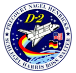 Missionsemblem STS-55 und D-2