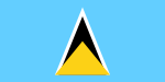 Flagge Saint Lucias