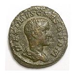 Münze des Maximus Caesar