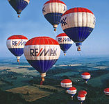 Der RE/MAX Ballon ist das Firmensymbol der Firmengruppe.